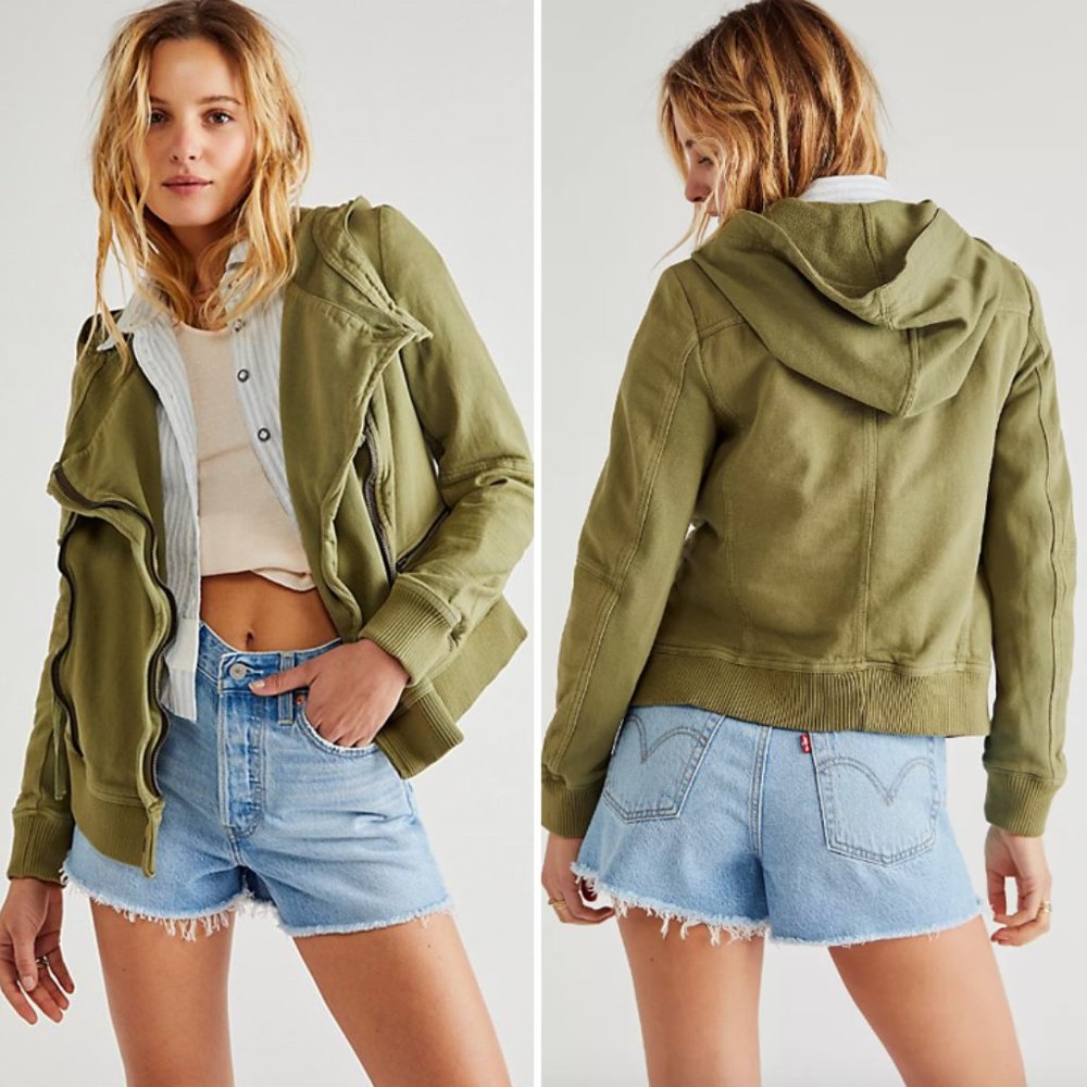 Free People Carmen Moto Jacket